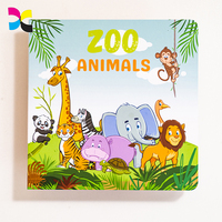 Livre ABC en carton ondulé pour enfants, apprentissage des lettres et des mots en anglais pour les filles et les garçons de 3 ans, couverture rigide