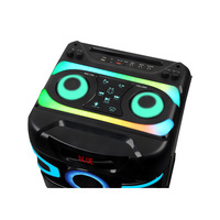 Altavoz de Karaoke Bluetooth con Micrófono, Altavoz para Fiestas al Aire Libre, Altavoz de Karaoke Dual de 12 Pulgadas con Micrófono y Bluetooth