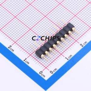 PZ254-1-09-Z-C Pin Header Through hole Component (THT),P=2.54mm Connector 1x9P 2.54mm Round Pin Through Hole - Product Image 1