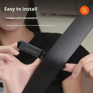 Fixateur de <span class=keywords><strong>ceinture</strong></span> de sécurité de voiture anti-étranglement universel OLIVER pour femmes enceintes, ajusteur élastique - Product Image 2