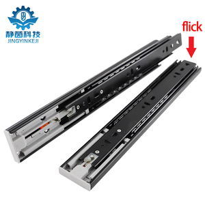 45mm 3 lần mở rộng đầy đủ đẩy để mở bóng mang ngăn kéo trượt với đạn tự nảy cho tủ bếp & khách sạn - Product Image 1