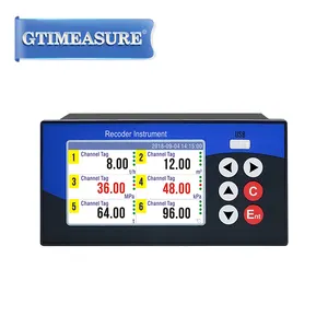 Temperature Pressure Paperless Recorder Data Recorder Paperless Recorder Manufacture 7inch Lcd Data Logger