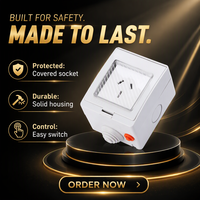 אפליקצית tuya שליטה מרחוק wifi 240v 15a תקע תעשייתי & שקע עמיד למים ip55 לשימוש חיצוני בגינה