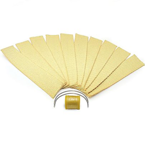 최고의 가격 아라미드 화재 케블라 윅 웨빙 50mm 38mm 2 인치 와이드 3mm 2mm 두꺼운 플랫 케블라 윅 - Product Image 5