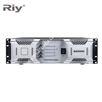 Amplificateur de puissance professionnel S9000PLUS 4 canaux 4x1500W Classe H 3U pour enceintes – Prix usine – Performance sonore de scène
