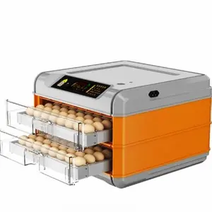 Máquina de incubação de ovos totalmente automática, incubadora inteligente com controle de temperatura, alta capacidade de incubação e temperatura ajustável