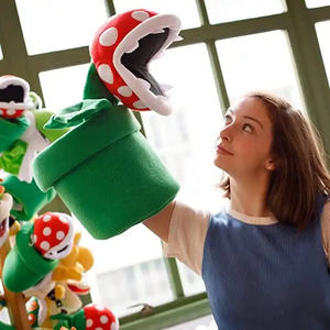 Marioneta de Mano Gigante Personalizada de Planta Piranha, Divertida, Suave, Rellena de Algodón PP, Ideal para la Educación Infantil y para Contar Historias, ¡Excelente Idea de Regalo! - Product Image 3