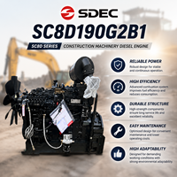 Motor Diésel SDEC Serie SC8D 190G2B1, 8.27L, 140kW, 6 Cilindros, Turboalimentado, 2200 RPM, para Maquinaria de Construcción y Grupos Electrógenos