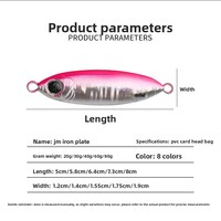 Umpan Pancing Jig Head Berpendar dalam Gelap 20g-80g Lemparan Jauh Bercahaya Tanpa Kail untuk Memancing di Laut & Perahu