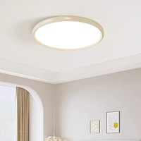 Plafonnier LED moderne en fer et acrylique, 3500K blanc chaud, AC 220V, éclairage intérieur à économie d'énergie pour salon et chambre à coucher