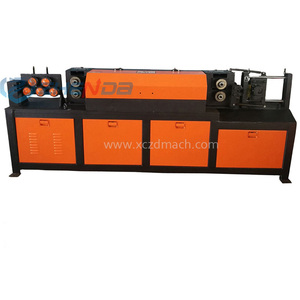 Machine de redressement et de coupe de barres d'acier robustes pour barres de grand diamètre - Product Image 1