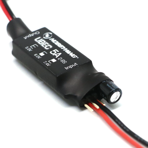 Hobbywing-Module régulateur d'air haute tension <span class=keywords><strong>5A</strong></span> <span class=keywords><strong>Ubec</strong></span> V2 2-8S 5V/6V/7.4V <span class=keywords><strong>5A</strong></span> BEC réglable pour pièces de jouets de voiture RC - Product Image 1