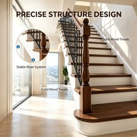 Rampe d'escalier en fer forgé vintage français, balustrade en métal à motifs, main courante sur mesure pour la décoration de maisons de luxe