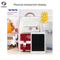 Tas Sekolah Siswa Modis Tahan Air Set Logo Kustom Tas Sekolah Set Ransel Siswa