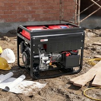 Générateurs diesel silencieux à châssis ouvert 3kva 5kva 8kva 10kva, portables, refroidis par air, 4 temps, monocylindres, type ouvert