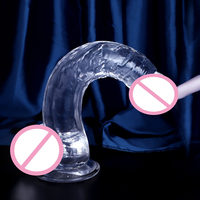 5 Tailles Godemichés en Gelée, Jouets Sexuels Souples et Économiques pour Masturbation Vaginale, Clitoridienne et Anale Féminine, avec Ventouse