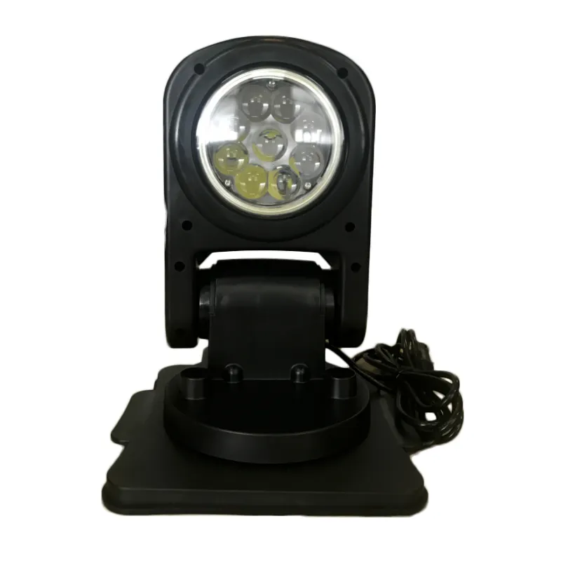 New 2024 super bright 45W 360 degree car roof LED search light work light with remote control