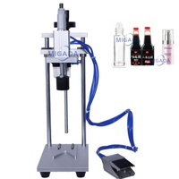 Machine de sertissage pneumatique pour flacons de parfum, buses de pulvérisation, bouteilles en plastique et en verre, cosmétiques et produits alimentaires