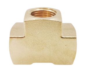 Nhà Máy Giá Ống Bằng Ba Cách Tee (Fip X Fip X Fip) Rèn Tee Nữ 1/4 Npt <span class=keywords><strong>Brass</strong></span> Phù Hợp - Product Image 3