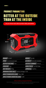 <span class=keywords><strong>Chargeur</strong></span> de <span class=keywords><strong>batterie</strong></span> <span class=keywords><strong>12V</strong></span> professionnel pour voiture, moto, SUV, camion, <span class=keywords><strong>entretien</strong></span> et réparation de <span class=keywords><strong>batterie</strong></span> de véhicule - Product Image 2