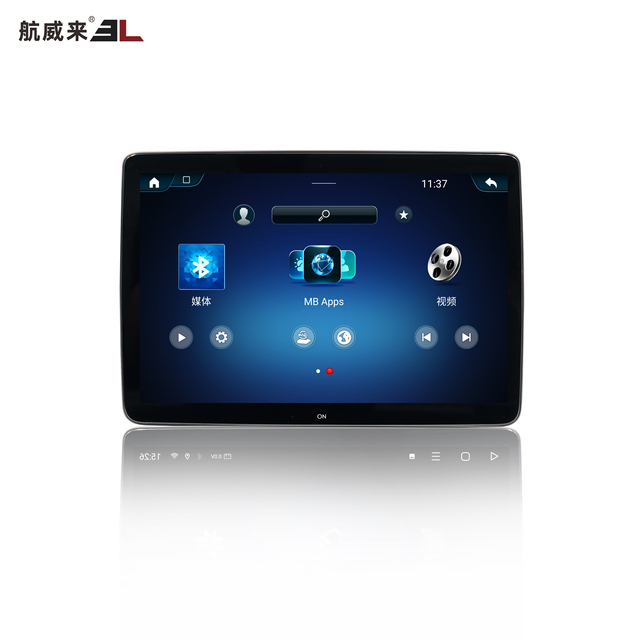 Wholesale Plug and Play 13.3 Inch Rear Seat Android Headrest Monitor USB LCD Screen TV for BMW X5 X6 X7 Touch Screen