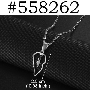 Collar con Colgante de Mapa de La <span class=keywords><strong>Palma</strong></span>, Islas Canarias, España, para Mujer, Acero Inoxidable, Cultura Tradicional, Joyería Étnica # 558262 - Product Image 6