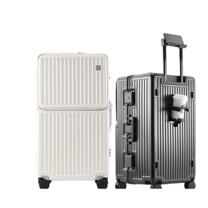Commercio all'ingrosso 28-32 pollici bagaglio da viaggio ispessito scatola di alluminio con Multi-funzione Password <span class=keywords><strong>grande</strong></span> capacità valigia di grandi dimensioni - Product Image 5
