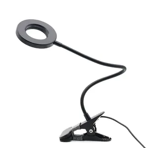 Dual-màu 6 wát <span class=keywords><strong>LED</strong></span> USB Đèn đọc sách 2 ánh sáng màu Switchable đèn bàn với linh hoạt clip cho phòng ngủ khách sạn nhà sử dụng - Product Image 1