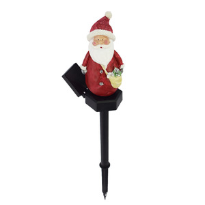 Luces Solares de Jardín de Resina con Forma de Santa Claus y Muñeco de Nieve, Decoración de Patio Exterior con Energía Solar, Resistentes al Agua, Autoportantes - Product Image 5