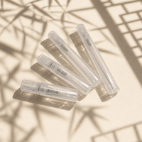 Flacon d'échantillon de parfum transparent, atomiseur portable à fine brume, flacon vide pour testeur de parfum, logo personnalisé, directement de l'usine
