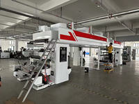 Machine de laminage sans solvant à grande vitesse avec revêtement de transfert à cinq rouleaux pour la lamination de films plastiques, de feuilles et de papier