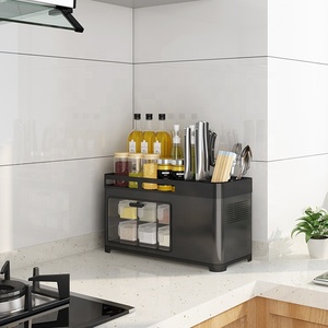 High-end Atmospheric 304 Stainless Steel Desktop Kitchen Storage Rack <strong>Spice</strong> <strong>Box</strong> - Product Image 2