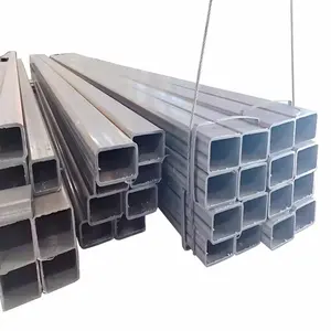 Vente en gros usine chinoise de tuyaux en acier au carbone sans soudure 30x30x2mm carrés 25mm x 25mm 1.5mm matériau en acier tuyau carré en fer noir
