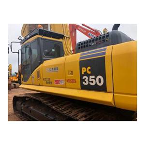 Excavadora usada Komatsu PC350 Original maquinaria hidráulica sobre orugas de segunda mano buen estado PC300 PC360 PC400 PC450 para la venta - Product Image 2