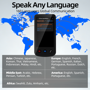 Dispositif de traduction IA personnalisé <span class=keywords><strong>en</strong></span> usine avec écran tactile, traduction <span class=keywords><strong>en</strong></span> temps réel de photos et de texte, 160 traducteurs IA intelligents ChatGPT <span class=keywords><strong>en</strong></span> ligne - Product Image 6
