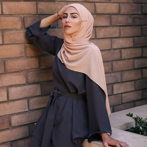 LSM007 Mode musulmane arabe Femmes Design Abayas Vêtements musulmans embellis - Product Image 6