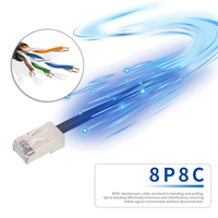 Connecteur industriel étanche IP6 RJ45 pour carte de circuit imprimé, avec prises femelles avant et arrière à souder sur PCB et câble de raccordement réseau mâle CAT6A