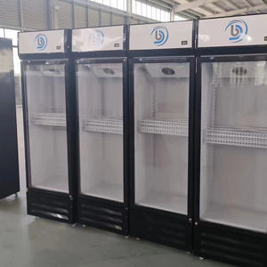 Magasin supermarché boissons verticales boissons froides réfrigérateur commercial présentoir porte en <span class=keywords><strong>verre</strong></span> unique réfrigérateur - Product Image 3