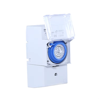 Sakelar Timer 24 jam dapat diprogram harian rel Din 16A SUL181h Harga Murah kontrol pencahayaan LED