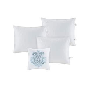 DB 6-Piece Reversible <b>White</b> <b>Daybed</b> Cover Set Duvet Covers for <b>Daybeds</b> - Product Image 2