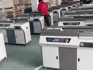 Pantalla táctil <span class=keywords><strong>Silence</strong></span> Mute Hot Thermal Glue Book Cover Binder Notebook Hotmelt Glue Book Binding Machine - Product Image 4