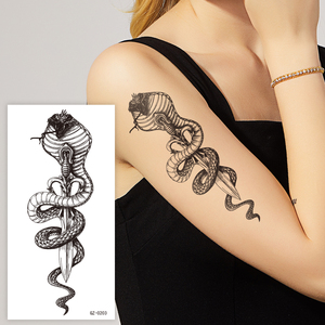 Semi-permanente Jagua <span class=keywords><strong>tatuaggi</strong></span> di lunga durata 15 giorni succo tatuaggio serpente animale Semi permanente - Product Image 2