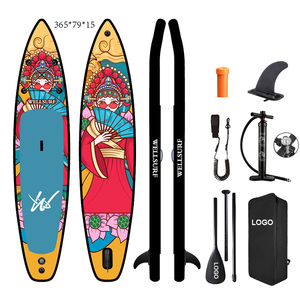 Tabla de SUP de Competición RACE de 12' (365 cm), Tabla de Paddleboard Inflable de Doble Capa con Tecnología Drop Stitch para Surf, Color Negro, Tabla de Competición de 12' RA - Product Image 6