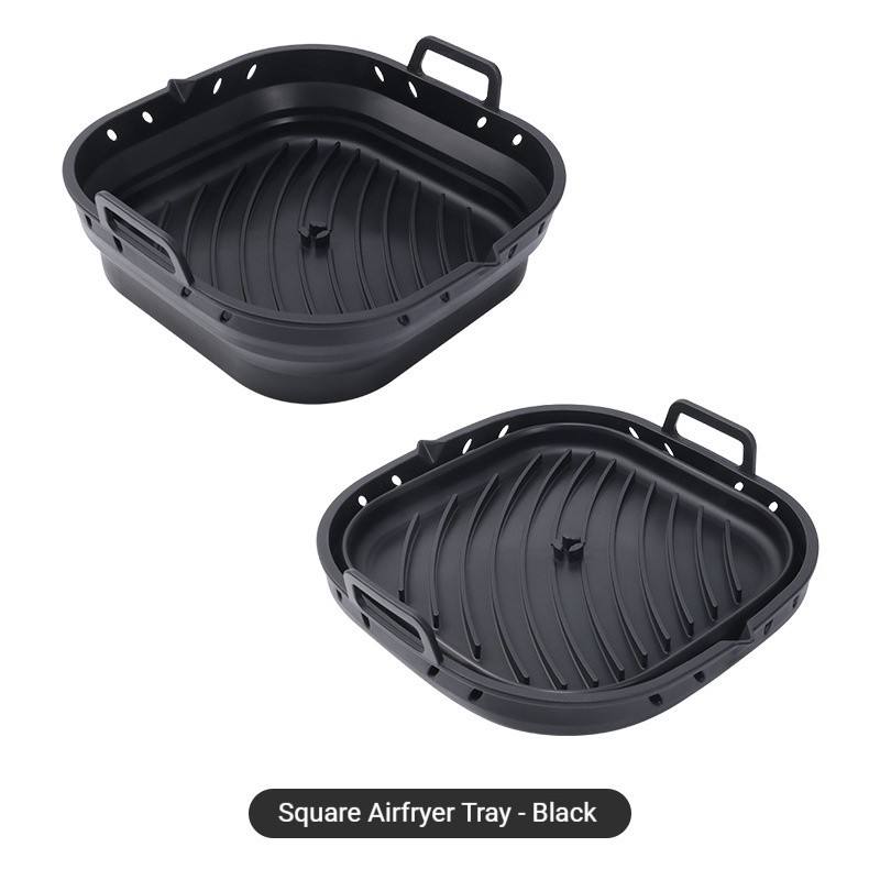 Plat de cuisson carré 8,5" noir