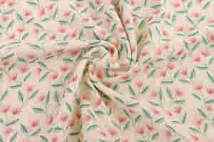 उच्च गुणवत्ता वाले कम्बेड बुनी कस्टम पुष्प पैटर्न मुद्रित डबल गेज क्रेंकल बुलबुला कपड़े मध्यम वजन वस्त्र तौलिया लड़कियों - Product Image 4