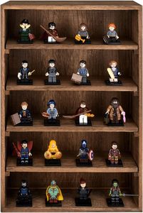 Tùy Chỉnh Nâu 5 Có Thể Điều Chỉnh Chiều Cao Kệ Bằng Gỗ Treo Tường Hiển Thị Kệ Giá Tiết Kiệm Không Gian Gia Vị Hiển Thị Hộp Gỗ - Product Image 4