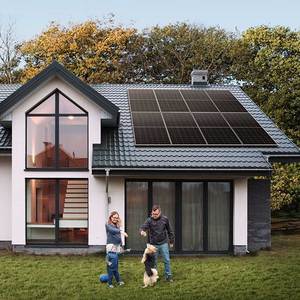 Système solaire hybride hors réseau de 5 kW avec stockage de batterie au lithium et haute efficacité (85%) pour une utilisation domestique, énergie solaire domestique de 5 kW - Product Image 3