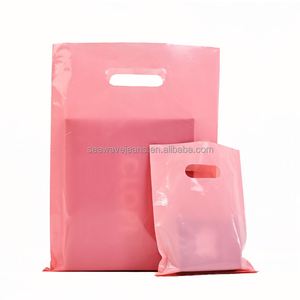 ถุงพลาสติกไดคัทสั่งทำพิเศษ สีขาว สำหรับใส่สินค้า พร้อมโลโก้พิมพ์ ขอบคุณ ถุงหิ้วแบบไดคัท ขายส่ง - Product Image 5