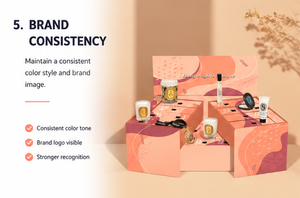 Caja de Calendario de Adviento de Lujo Personalizada de Dos Niveles, 24 Días, Rosa Coral, Vacía, OEM, Embalaje para Velas y Fragancias, Proveedor Mayorista - Product Image 4
