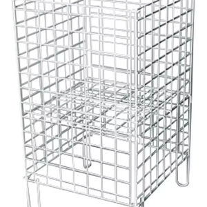 Supermarché au détail fil de pliage poubelle en métal acier treillis métallique panier pour boutique - Product Image 1